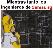 Mientras Lo Ingenieros De Samsung GIF - Samsung Ingeniero Homero Simpson GIFs