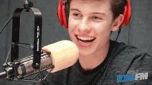 Shawn Mendes Microphone GIF - Shawn Mendes Microphone Smile GIFs