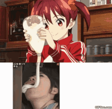 Ice Cream Icing GIF - Ice Cream Icing Anime GIFs