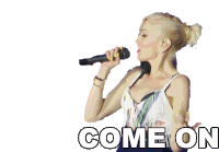 Come On Gwen Stefani Sticker - Come On Gwen Stefani No Doubt Stickers