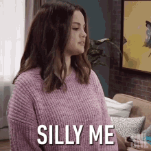 Silly Me Selena Gomez GIF - Silly Me Selena Gomez Saturday Night Live GIFs