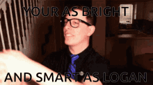 Smart Logan Sanders GIF