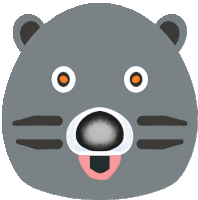 Binturong Bearcat Sticker - Binturong Bearcat Cute Stickers