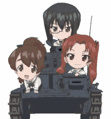 tank anime girls und panzer yuzu koyama momo kawashima
