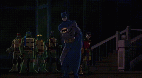 Batman Vs Teenage Mutant Ninja Turtles Batman GIF - Batman Vs Teenage ...