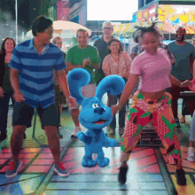 Dancing With Blue Blues Big City Adventure GIF - Dancing With Blue Blues Big City Adventure Dance Moves GIFs