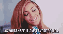 As You Can See, It Is My Favorite Color - Beyonce GIF - Favorite Favorite Things My Favorite GIFs