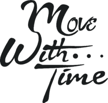 move with time graphic logo move