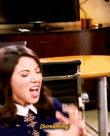 Parks And Rec April Ludgate GIF - Parks And Rec April Ludgate Screaming GIFs