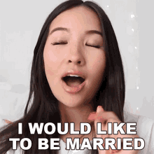 I Would Like To Be Married Caroline Manning GIF - I Would Like To Be Married Caroline Manning I Wanna Marry Someone GIFs