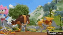 Sonic Boom Sticks GIF - Sonic Boom Sticks Tails GIFs