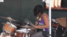 Janet Weiss Drummer GIF - Janet Weiss Drummer Quasi GIFs