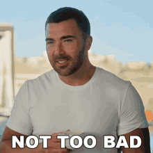 Not Too Bad James Tindale GIF - Not Too Bad James Tindale All Star Shore GIFs