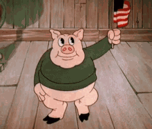 Looney Tunes American Flag GIF