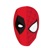 Spiderman Deadpool Sticker - Spiderman Deadpool Marvel Stickers