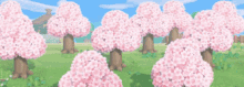 Animal Crossing Cutting Trees GIF