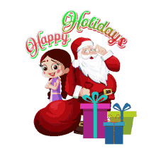 Happy Holidays Chutki GIF - Happy Holidays Chutki Chhota Bheem GIFs