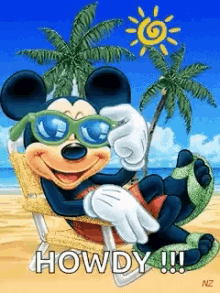 Good Morning Summer GIF - Good Morning Summer Mickey Mouse GIFs