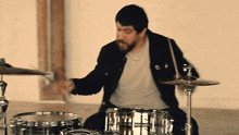 Playing Drums Pedro Unzueta GIF - Playing Drums Pedro Unzueta Lurk GIFs