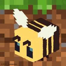 Minecraft Bee Ask GIF