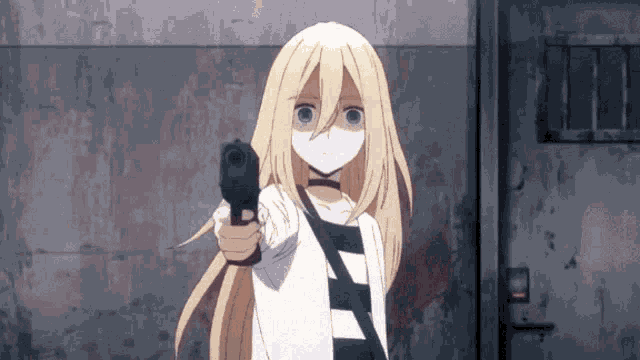 anime gun girl gif