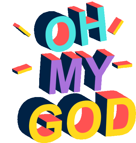 Oh My God Omg Sticker - Oh My God Omg Surprised Stickers