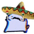 Mexico Cat Dance Sticker