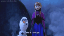 Olaf Frozen GIF - Olaf Frozen Crazy GIFs