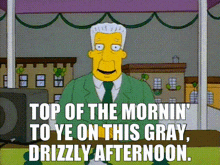 St Patricks Day Top Of The Morning To You GIF - St Patricks Day Top Of The Morning To You The Simpsons GIFs
