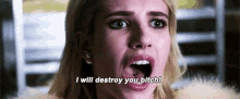 I Will Destroy You Bitch Angry GIF - I Will Destroy You Bitch Angry Threat GIFs