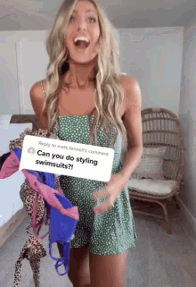 Blonde Clothes Change GIF - Blonde Clothes Change Swimsuits GIFs