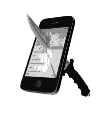 knife cellphone