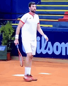 Elmar Ejupovic Ready Position GIF - Elmar Ejupovic Ready Position Tennis GIFs