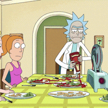 Rick And Morty Ketchup GIF - Rick And Morty Ketchup GIFs