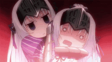 Koreha Zombie Desuka Anime GIF - Koreha Zombie Desuka Anime Neck Lock GIFs