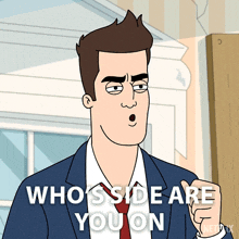Who'S Side Are You On Matty Mulligan GIF - Who'S Side Are You On Matty Mulligan Mulligan GIFs