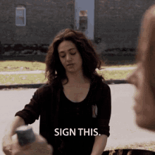 Sign This Signature GIF - Sign This Signature Fiona Gallagher GIFs
