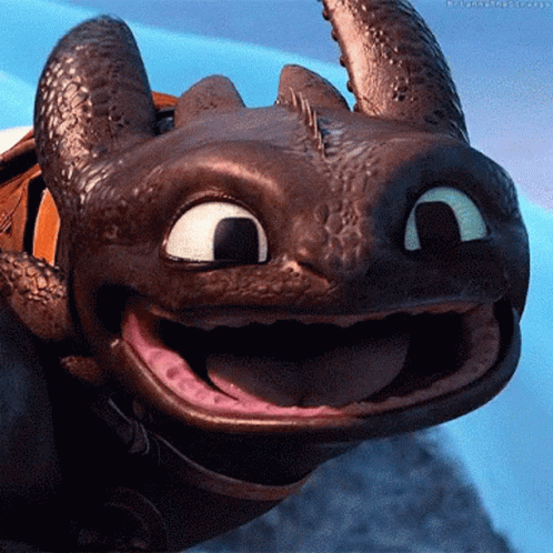 Toothless Happy GIF - Toothless Happy Smile - Discover & Share GIFs