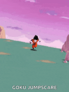 Goku Running GIF - Goku Running Coming For You GIFs