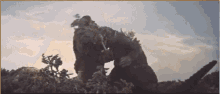 King Kong Godzilla GIF - King Kong Godzilla Tree GIFs