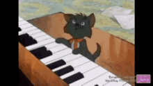 Cat Piano GIF - Cat Piano Chismoso GIFs