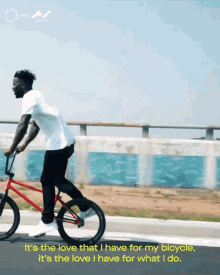 Its The Love That I Have For My Bicycle Its The Love I Have For What I Do Nigel Sylvester GIF - Its The Love That I Have For My Bicycle Its The Love I Have For What I Do Nigel Sylvester I Have Passion For Bicycle GIFs
