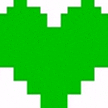 pixel heart green heart soul human soul