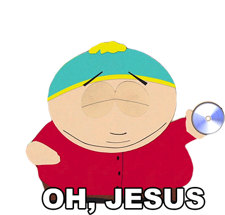 Oh Jesus Eric Cartman Sticker - Oh Jesus Eric Cartman South Park Stickers