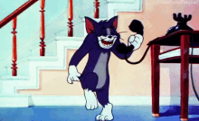 Tom And Jerry Excited GIF - Tom And Jerry Excited Telephone GIFs