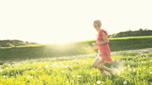 Running Meadow GIF - Running Meadow Barefoot GIFs
