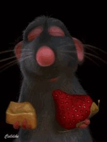 Ratatouille Cheese GIF - Ratatouille Cheese Strawberry GIFs