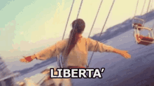 Libertà Volare Felice Giostra GIF - Freedom Happiness Fly GIFs