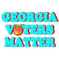 Georgia Voters Matter Georgia Votes Sticker - Georgia Voters Matter Georgia Votes Georgia Voter Stickers