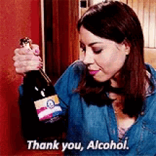 Cant Just Deal With It Thank You Alcohol GIF - Cant Just Deal With It Thank You Alcohol Lets Drink GIFs